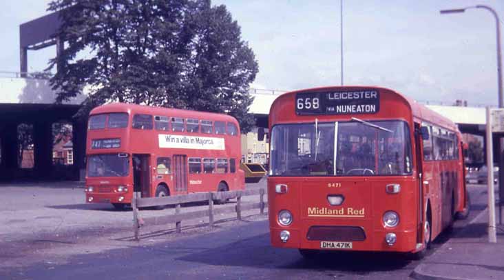 Midland Red Leyland Leopard Marshall 6471 & Daimler Fleetline Alexander